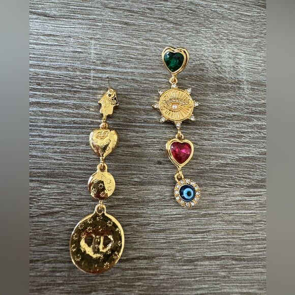 Statement drop earrings N642 - Picture 4 of 6